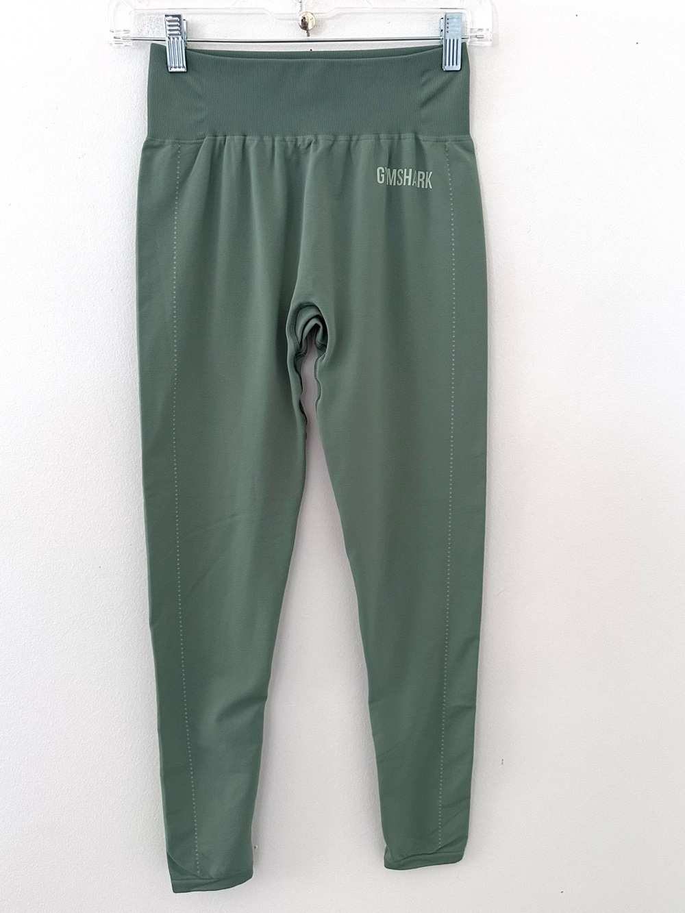 Gymshark Sage Olive High-Waist Seamless Leggings